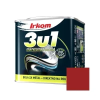 Irkom boja za metal 3u1 crvena 1 kg